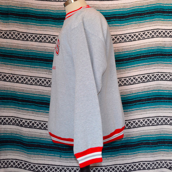 90s Chicago Bulls Sweatshirt Logo Athletic X-Large - Picture 4 of 5